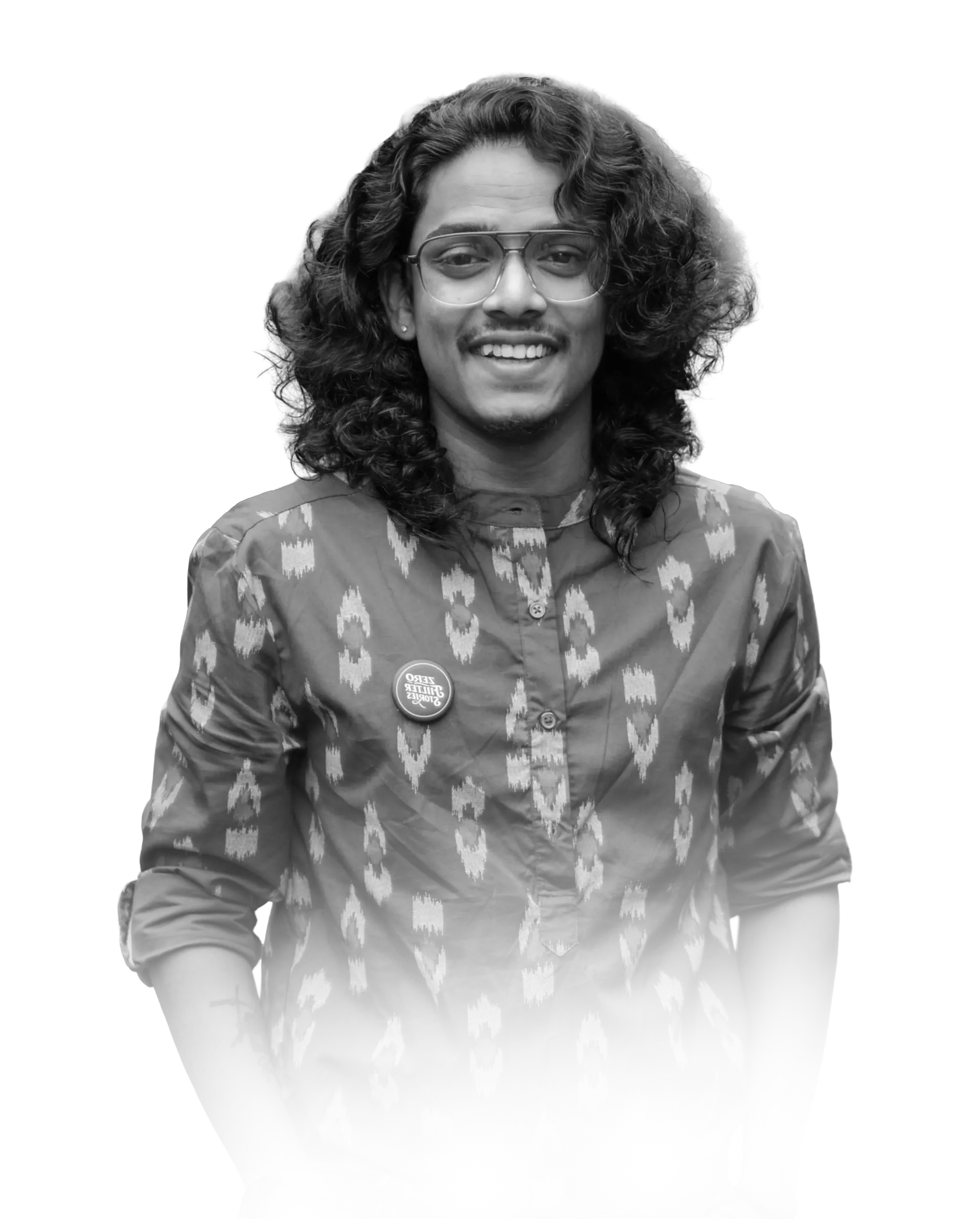 Anandhu ES, founder of Zero Filter Stories